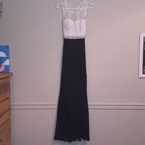 Black and White Dress
